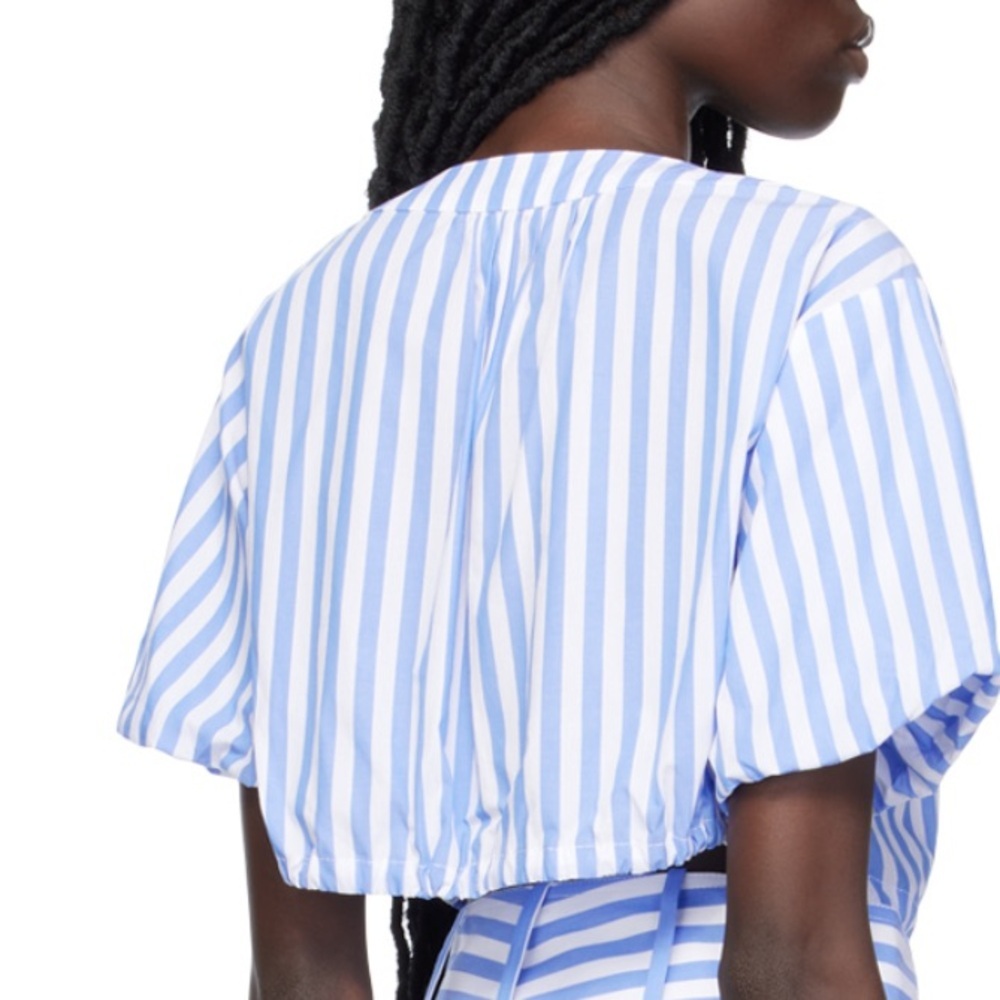 STAUD Ellington Top In Blue Size L